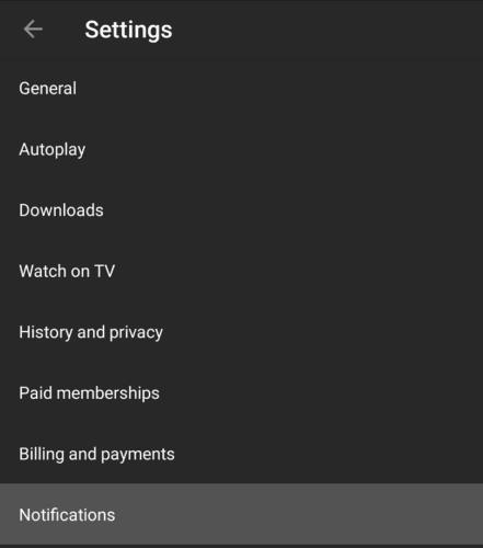 Comment configurer les paramètres de notification dans YouTube pour Android