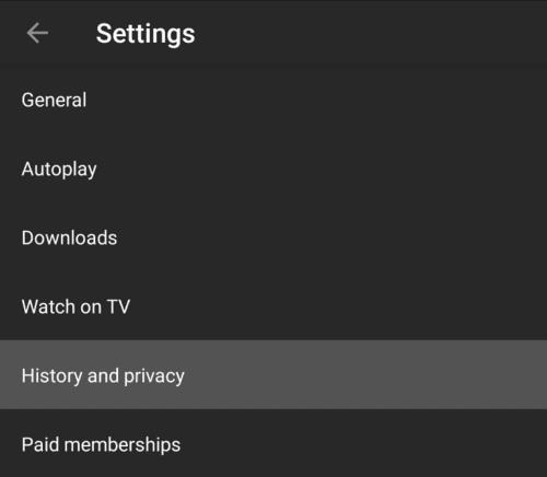 AndroidでYouTubeの検索履歴を一時停止する方法