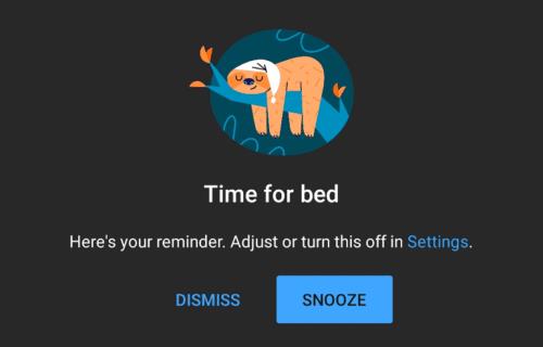 Android용 YouTube: 취침 시간 알림을 구성하는 방법