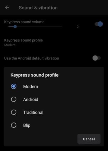 SwiftKey para Android: Cómo deshabilitar el sonido y la vibración de las teclas