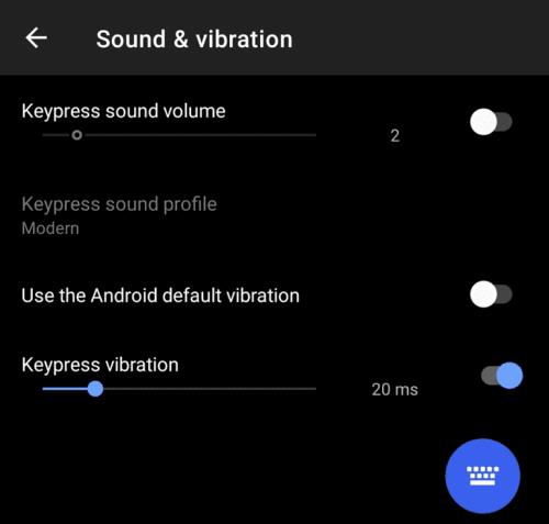 SwiftKey para Android: Cómo deshabilitar el sonido y la vibración de las teclas