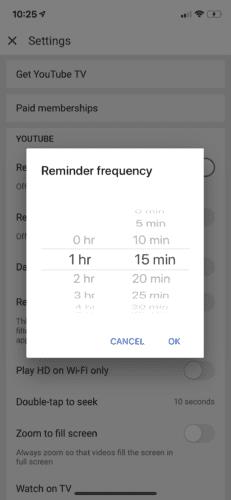วิธีตั้งค่าการเตือนความจำในการดูใน YouTube