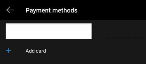 Edge para Android: adicionar detalhes do cartão de crédito ao preenchimento automático