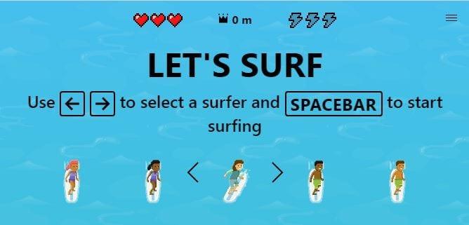 Acesse o jogo de surf oculto do Microsoft Edge