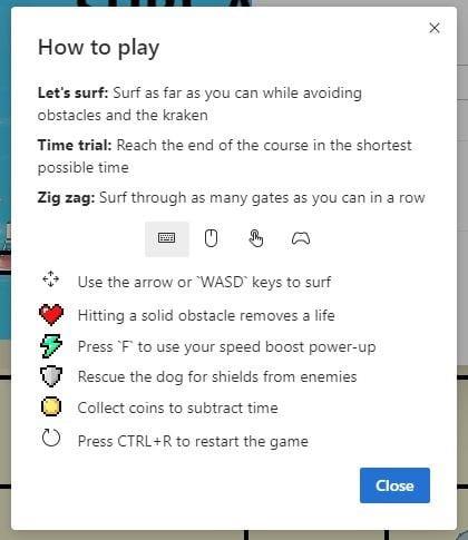 Acesse o jogo de surf oculto do Microsoft Edge