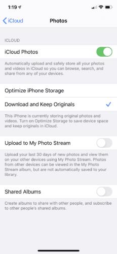 Utiliser iCloud pour partager des photos