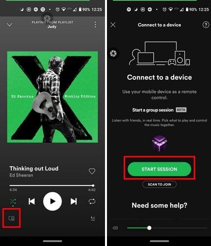 Cómo escuchar música con amigos en Spotify