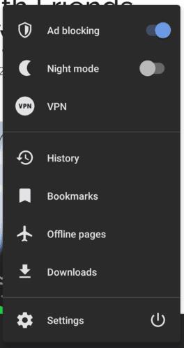 Opera für Android: So konfigurieren Sie den Dunkelmodus