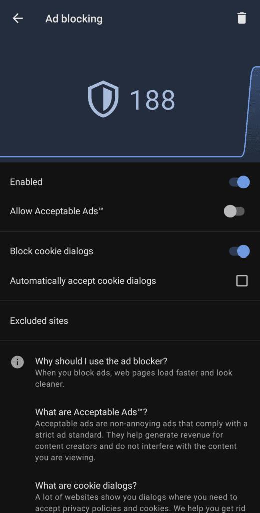 Opera for Android：Ad-Blockerを設定する方法