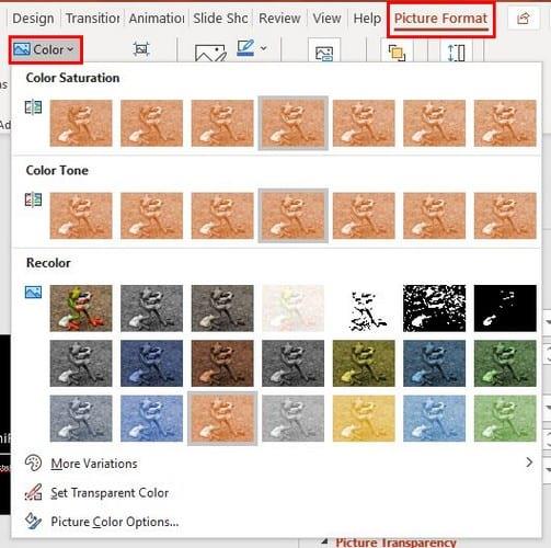 So ändern Sie die Transparenz und Farbe eines Bilds in PowerPoint