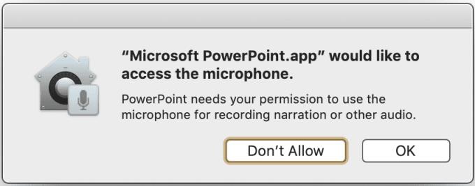 PowerPointが音声を録音しない問題を修正