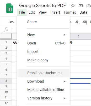 So konvertieren Sie Google Sheets in PDF