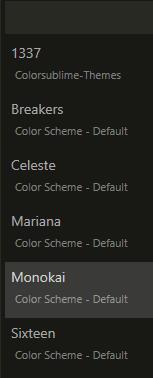 Come cambiare il tema in Sublime Text 3