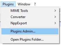 Come aggiungere plugin a Notepad++