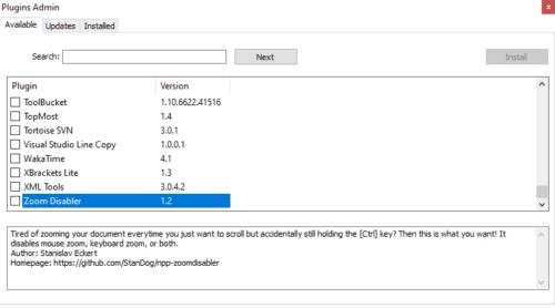 Notepad ++にプラグインを追加する方法