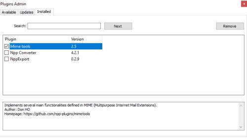 Come aggiungere plugin a Notepad++