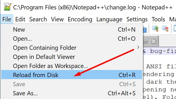 Risoluzione dei problemi Notepad++ non salvata