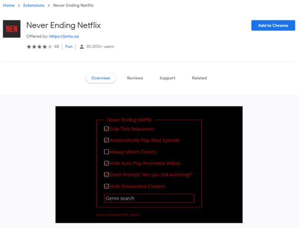 Netflixが「まだ見ていますか？」と尋ねないようにする方法