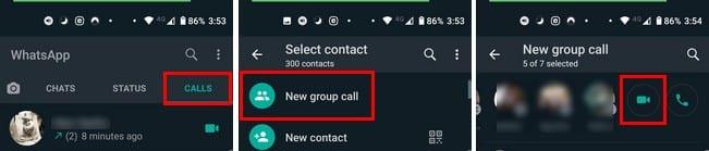 Comment démarrer un appel vidéo de groupe WhatsApp