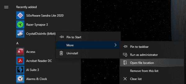 Windows 10: Jak znaleźć lokalizację programu EXE