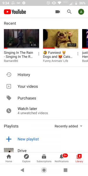 Comment effacer l'historique de visionnage de YouTube dans l'application