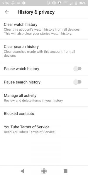 Comment effacer l'historique de visionnage de YouTube dans l'application