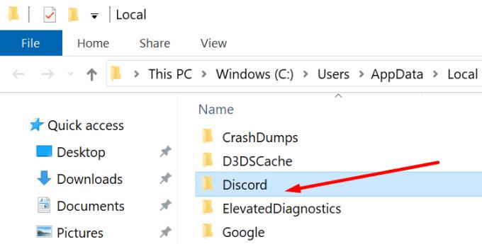 Impossible de désinstaller Discord de Windows