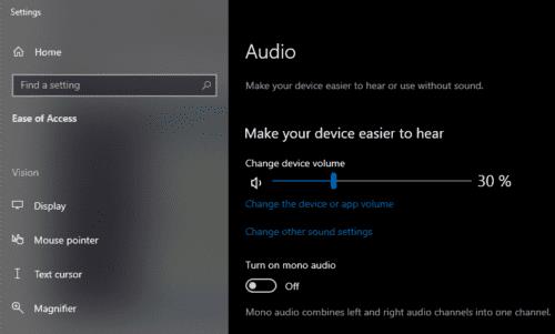 Windows 10：如何啟用單聲道音頻