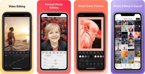 Os 5 principais aplicativos de edição de fotos para iOS