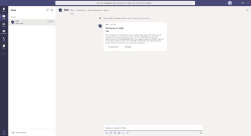 Integrazione della gestione delle password Dbit in Microsoft Teams