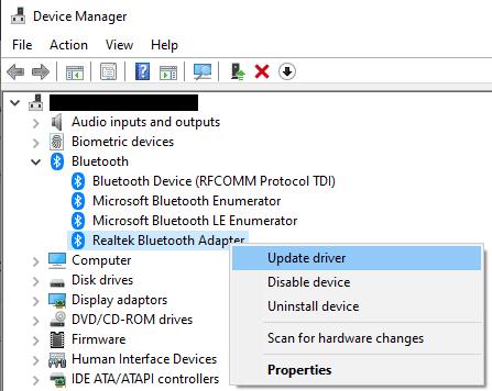 install microsoft bluetooth enumerator