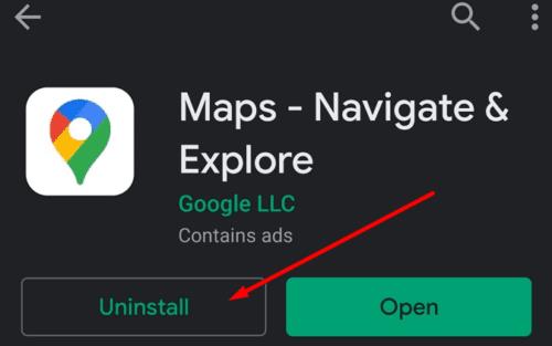 Napraw Mapy Google, które nie mówią ani nie podają wskazówek