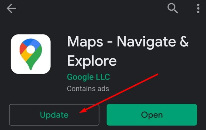 修復谷歌地圖不更新位置