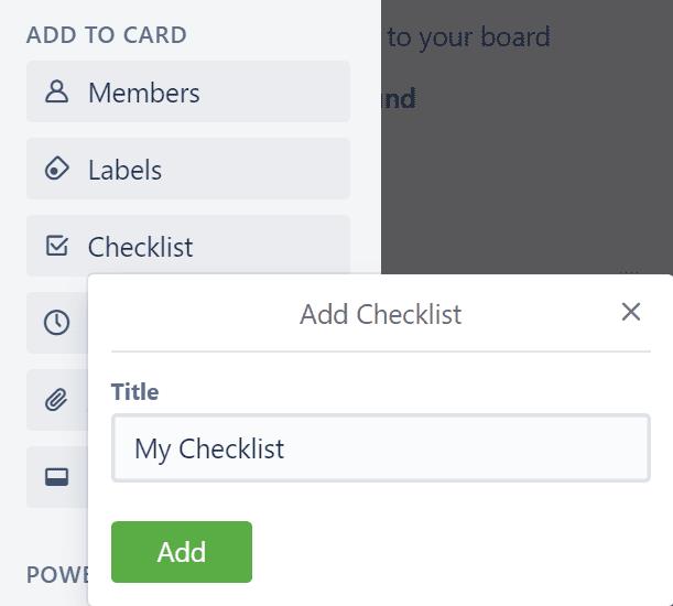 Trello: checklists toevoegen