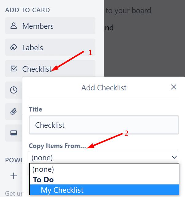 Trello: checklists toevoegen