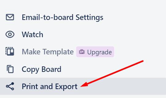 Trello: Como exportar suas placas