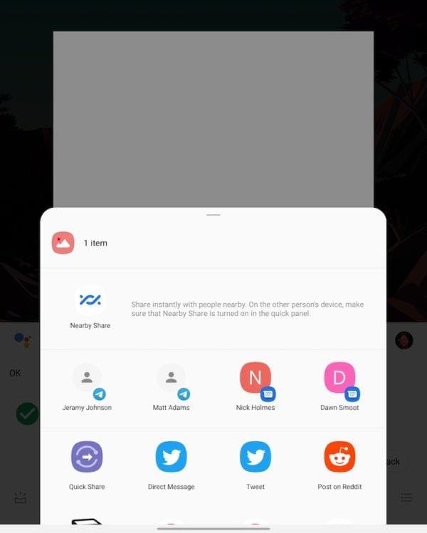 So machen Sie einen Screenshot auf dem Galaxy Z Fold 2