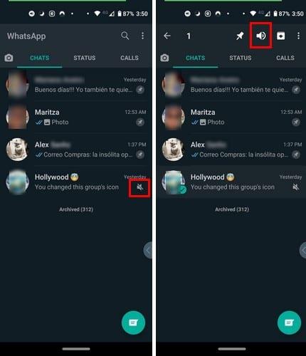 WhatsApp：グループ通知を永久に消音する方法