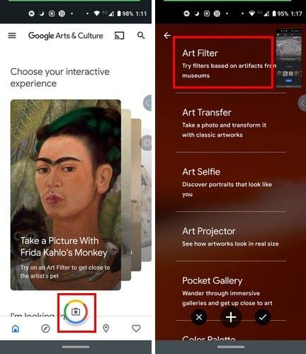 Biến ảnh tự chụp thành tác phẩm nghệ thuật với ứng dụng văn hóa và nghệ thuật của Google