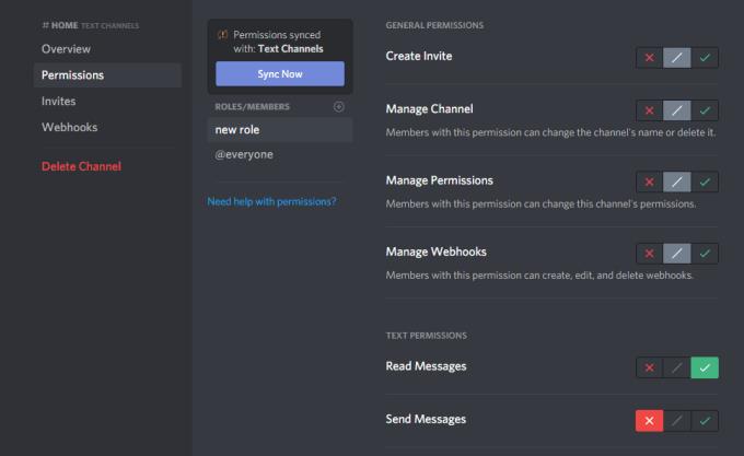 頻道權限如何在 Discord 中工作？