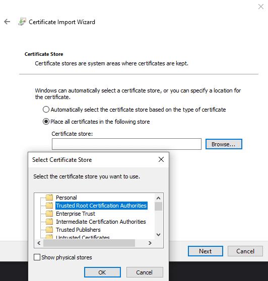 BurpSuiteのHTTPS証明書をWindowsにインポートする方法