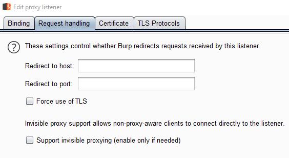 Come impostare un ascoltatore proxy in Burp Suite