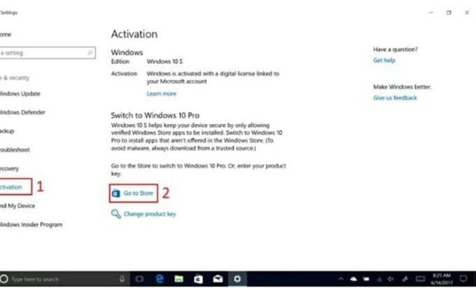 Windows 10 S upgraden naar Windows 10 Pro