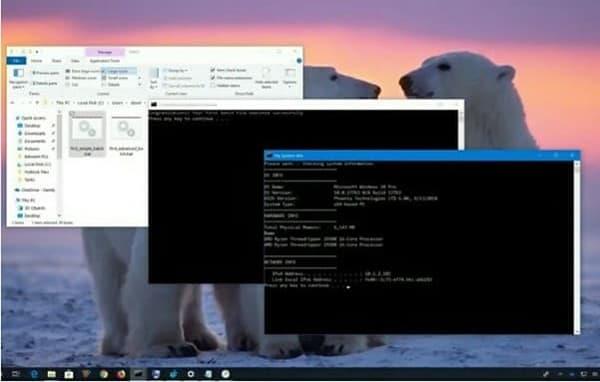 Een batchbestand maken en uitvoeren op Windows 10