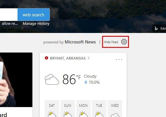 Como remover páginas iniciais do Microsoft Edge