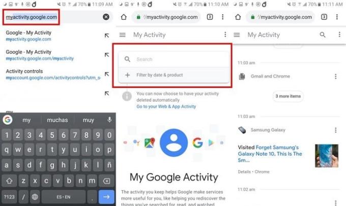 So verwalten Sie Ihre Google-Aktivitäten auf Android