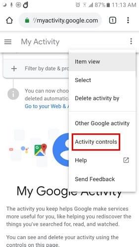 Jak zarządzać swoją aktywnością w Google na Androidzie