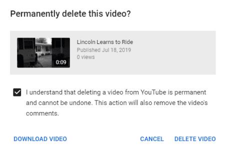 YouTubeチャンネルから動画を削除する方法