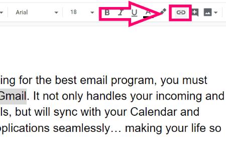 Comment créer un lien hypertexte dans Google Docs