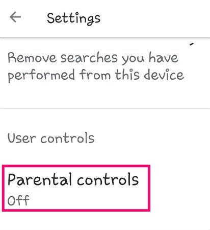 Cómo configurar controles parentales en Android